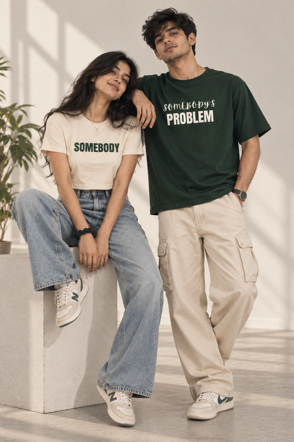 Somebody’s Problem — Couple T-Shirt