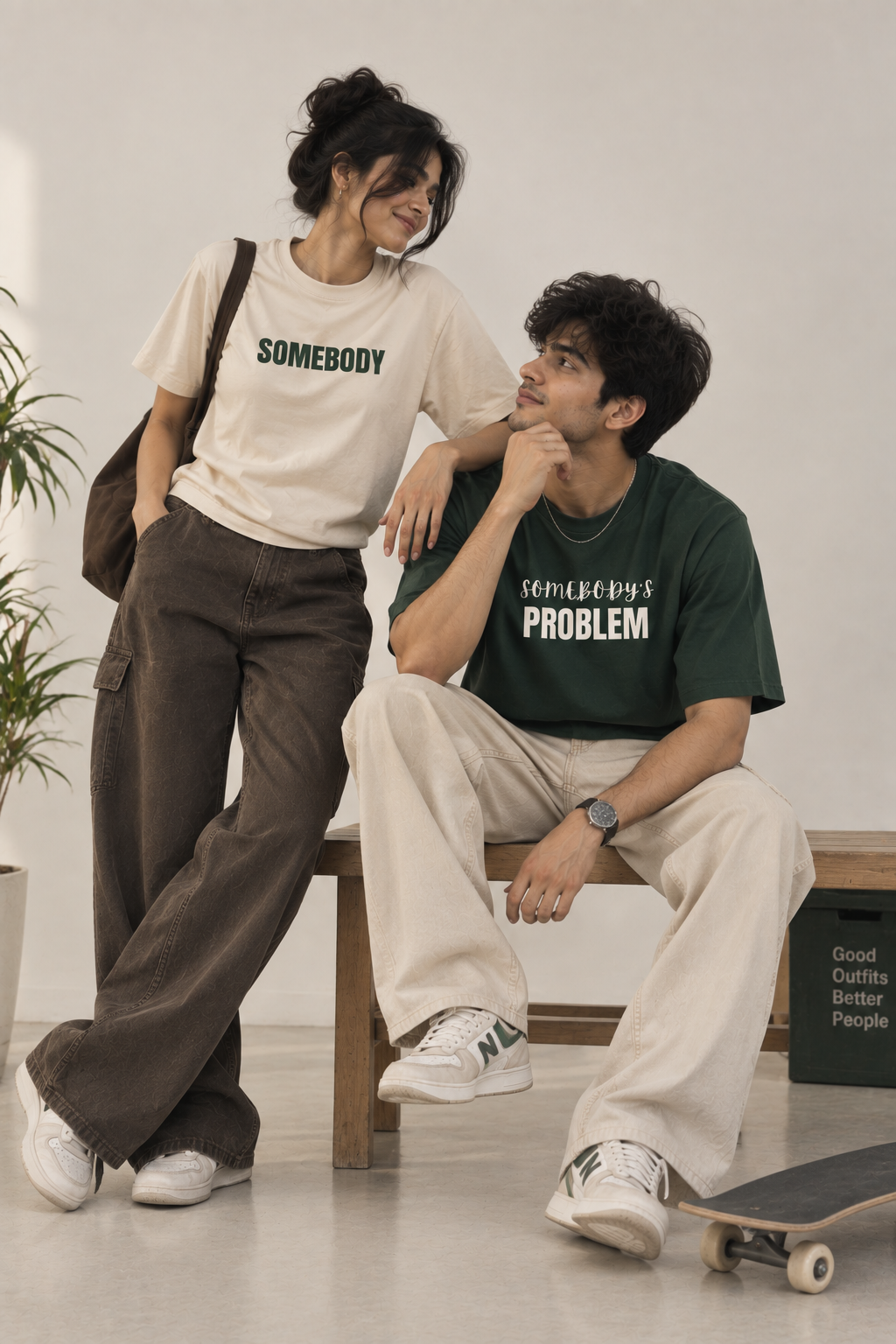 Somebody’s Problem — Couple T-Shirt