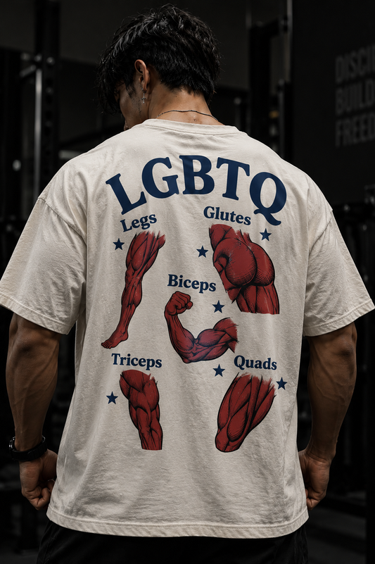 LGBTQ Muscle Oversized T-Shirt